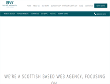 Tablet Screenshot of borderwebworks.co.uk